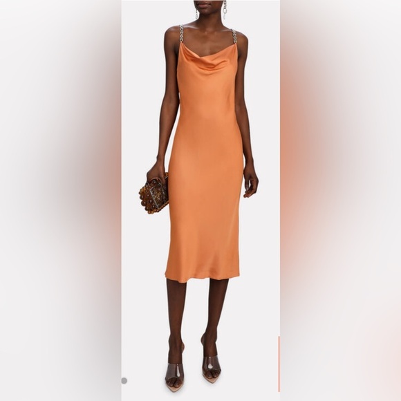 L'AGENCE
Amina Cowl Neck Chain-Embellished Dress - Picture 1 of 8